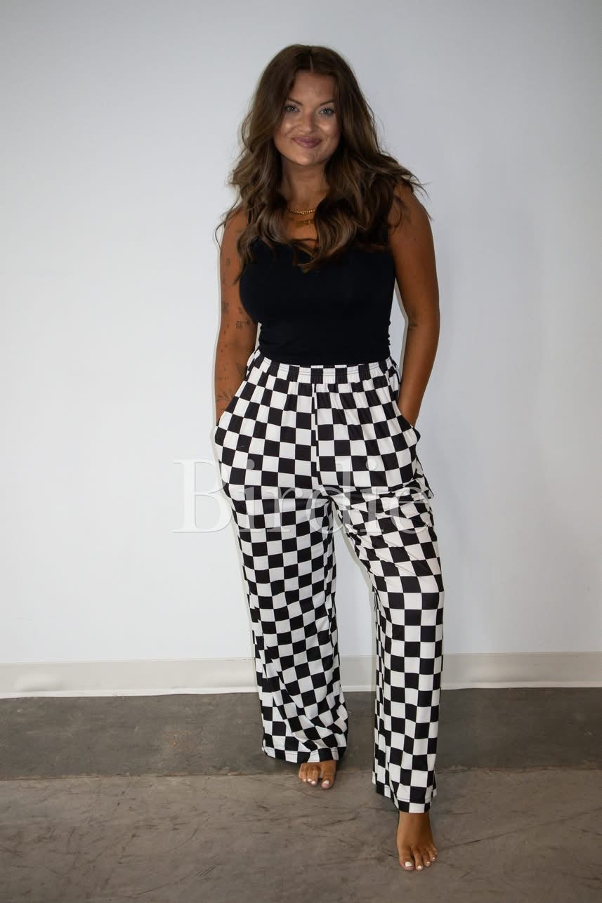 Checkered Pants