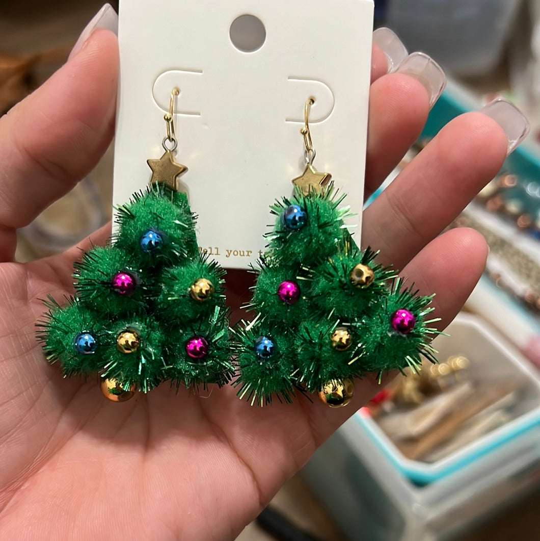 Tree earrings