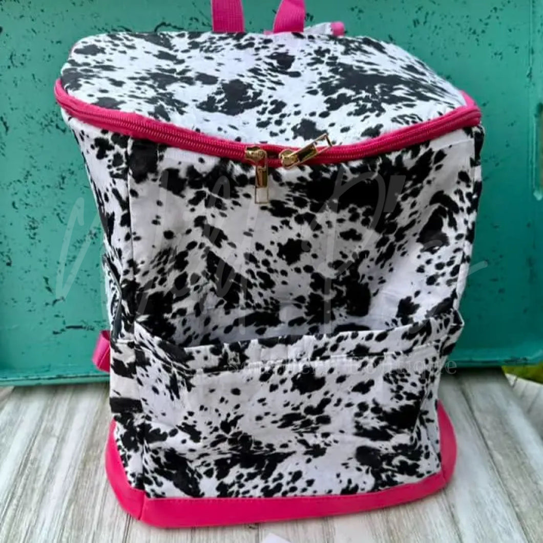 Backpack cooler - cow